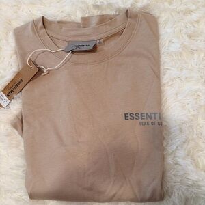 Essentials Tan Short Sleeve Tee